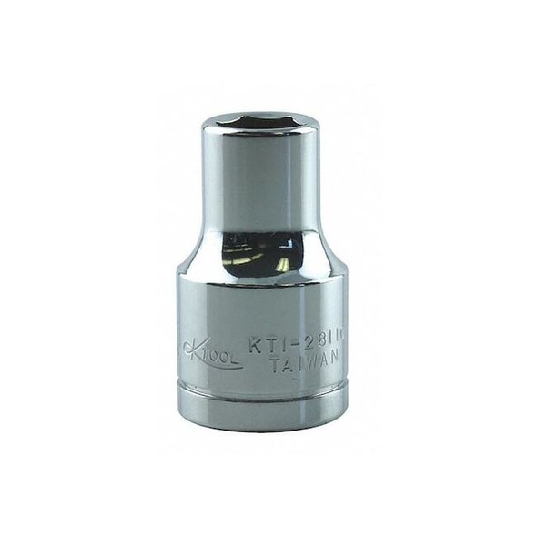 1/2 in Drive, 10mm Metric Socket, 6 Points, 1/2 in. Dr,10mm Hex Pack of 6
