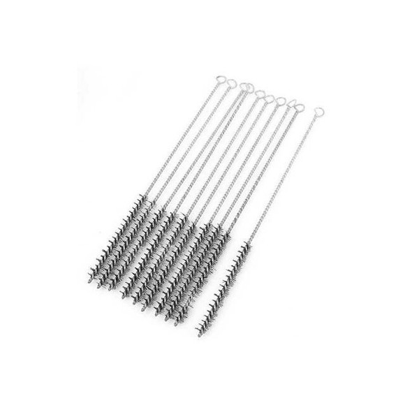 5/8" Power Tube Brush .005" Steel Wire Fill 2" Brush Length Pack of 6