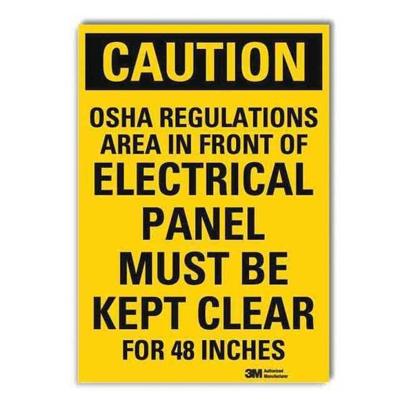 Lyle Safety Sign,OSHA Regulations,10 in. W U4-1574-RD_10X14