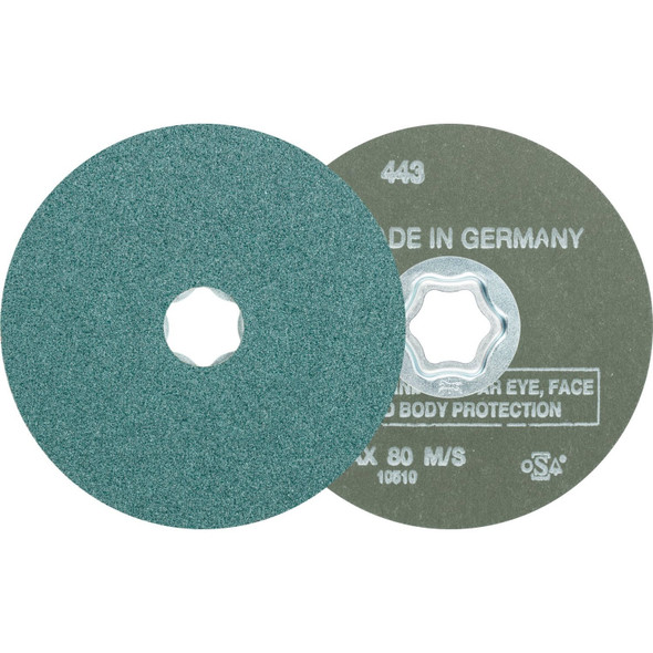Pferd Combiclick Fiber Disc,4-1/2",60 Grit 40133 Pack of 25