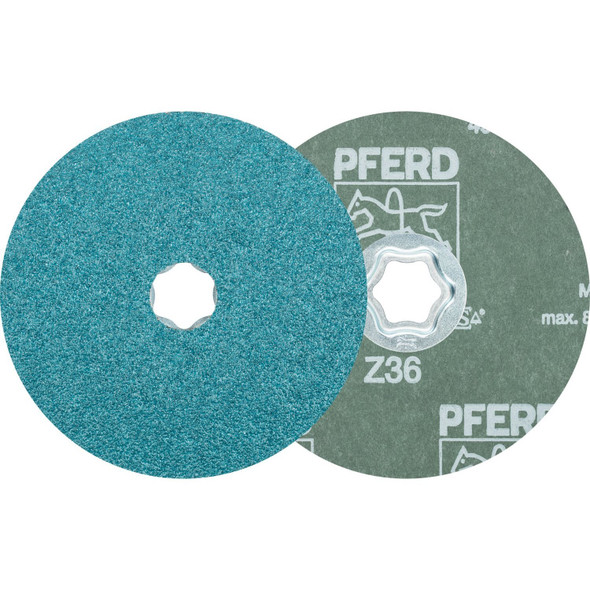 Pferd Tools Combiclick Fiber Disc,5",36 Grit 40138 Pack of 25
