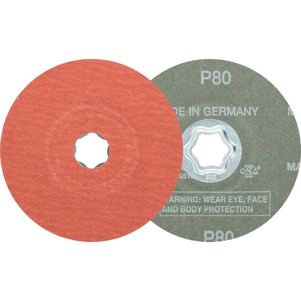 Pferd Tools Combiclick Fiber Disc,4-1/2",A-Cool,80 40303 Pack of 25