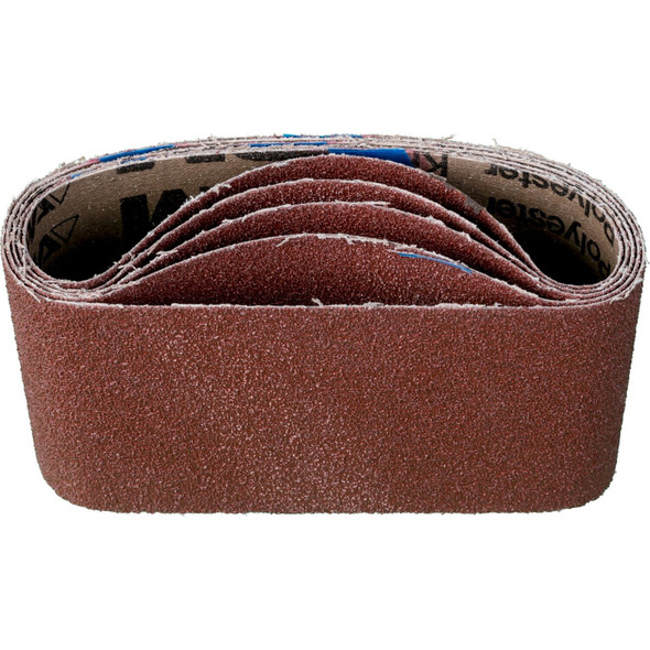 3-1/2" x 15-1/2" Coated Portable Belt - Aluminum Oxide - 40 Grit Pack of 10