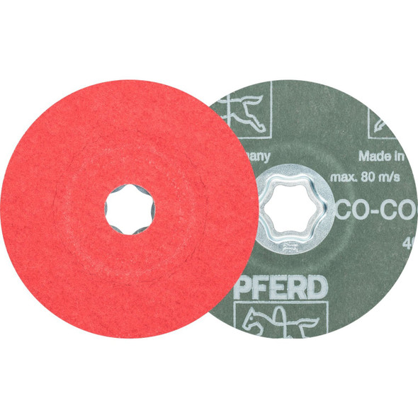 Pferd Tools Combiclick Fiber Disc,4-1/2",Co-Cool,80 40729 Pack of 25