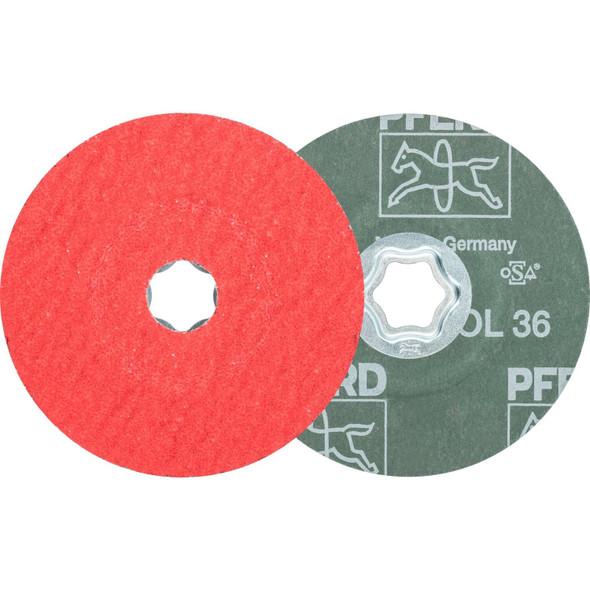 Pferd Tools Combiclick Fiber Disc,4-1/2",Co-Cool,36 40726 Pack of 25