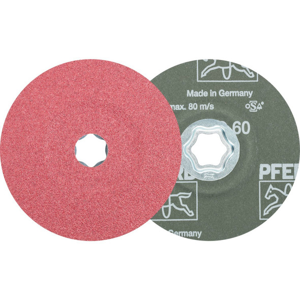 Pferd Tools Combiclick Fiber Disc,5",Co-Cool,60 Grit 40707 Pack of 25