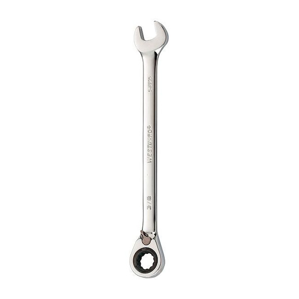 Westward Ratcheting Wrench, Combination, SAE, 3/8" 54PP35