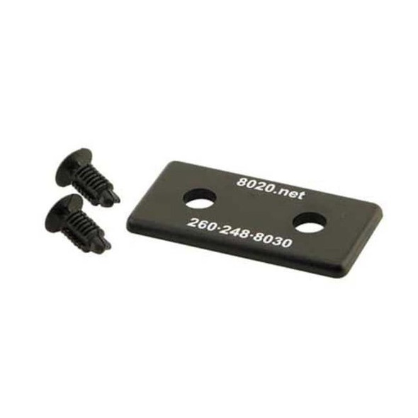 80/20 End Cap,80 mmx5 mmx80 mm,PK2 40-2050-2