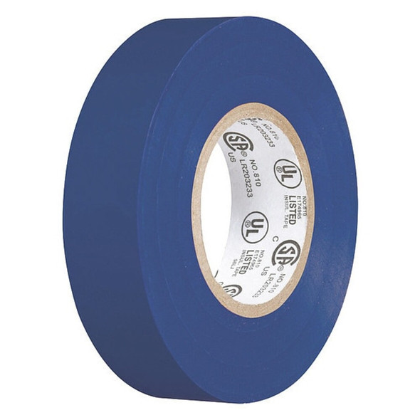 Shurtape Electrical Tape, Blue, 22 yd L, 3-4 in W 200786 Pack of 10