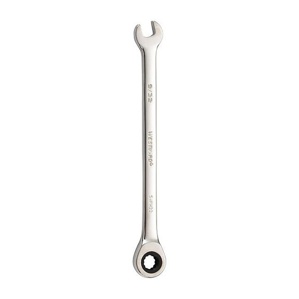 Westward Ratcheting Wrench, Combination, SAE, 9/32" 54PN22