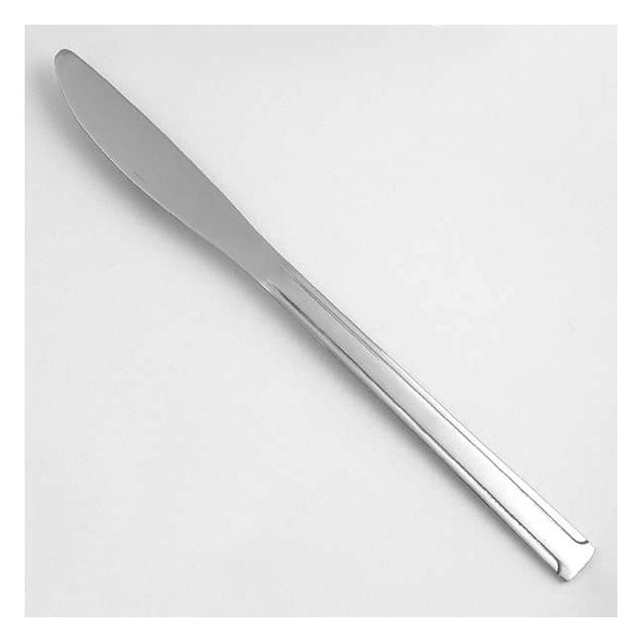 Walco Dinner Knife,8 5/16 in L,Silver,PK12 WL7443