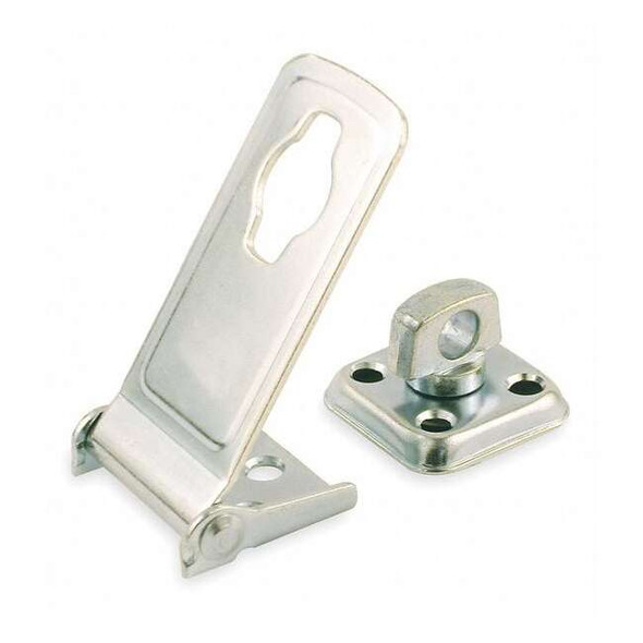 Manufacturer Varies Latching Safety Hasp,Steel,3-1/2 In. L 4PE44 Pack of 10