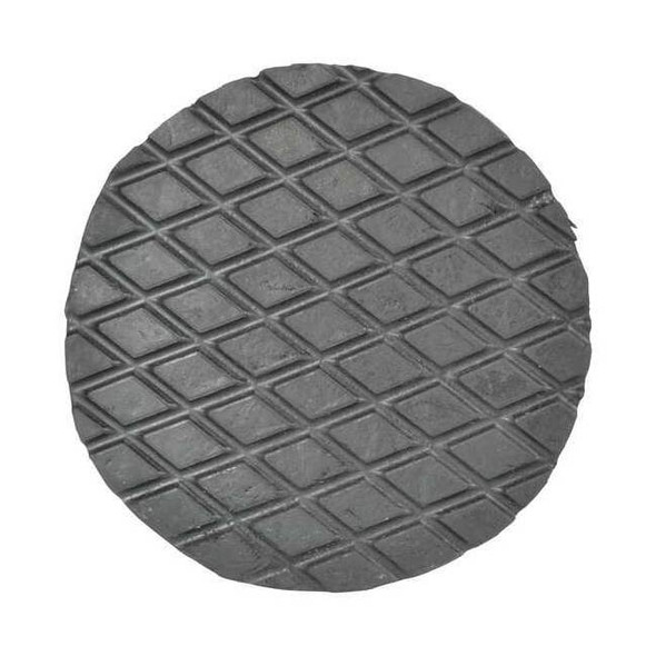 Dayton Anti-Skid Pad, 6-3/4 in, Black, Rubber MH5ERK102G