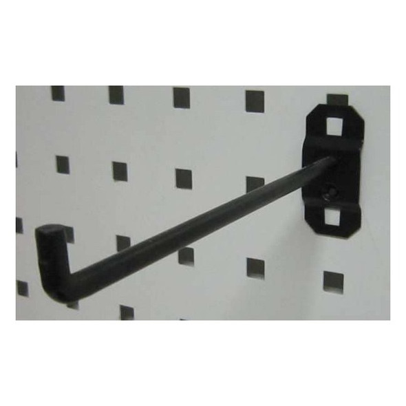 Manufacturer Varies Single Rod Pegboard Hook,6 1/2 in L,PK5 5TPK5