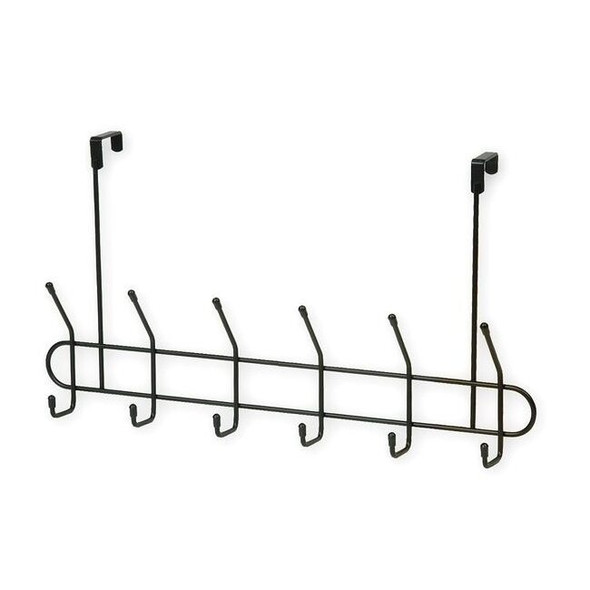 Manufacturer Varies Wardrobe Hook,Black,Steel,3 19/32 in D 1HFL1