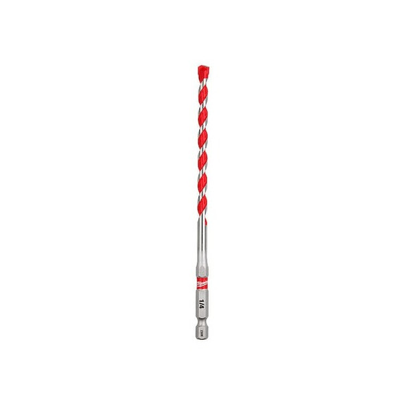 Milwaukee Tool Drill Bit, 1/4", 6" L, Carbide 48-20-9011 Pack of 3