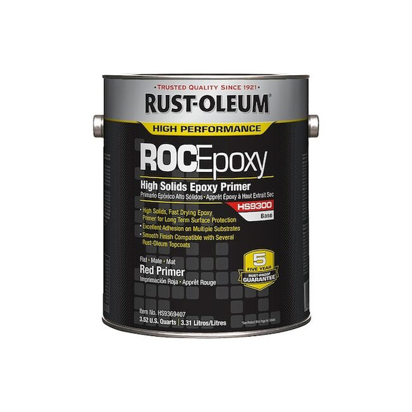 Rust-Oleum Epoxy Primer, Red, Flat, RO-56 Series HS9369407 Pack of 2