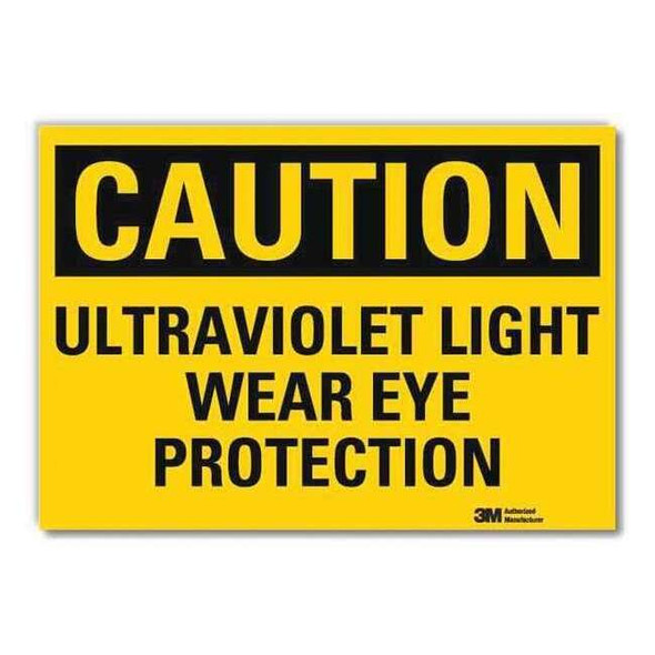 Lyle Caution Sign,5inx7in,Reflective Sheeting U4-1742-RD_7X5