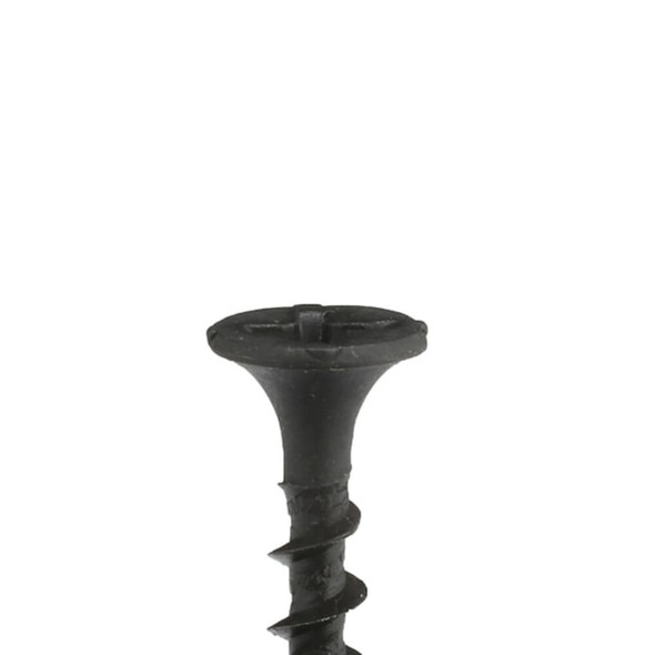 Drywall Screw, #6 x 1 in, Steel, Flat Head Phillips Drive, 500 PK  U31300.013.0100