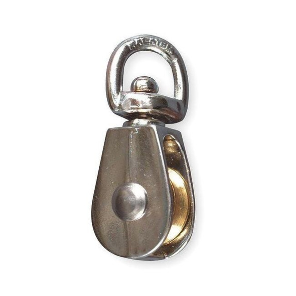 Manufacturer Varies Pulley, Swivel, 25 lb Limit, 1 Sheave 1RCE9 Pack of 2