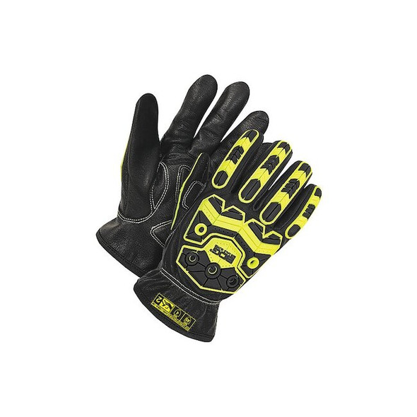 Bdg Leather Gloves, Full Finger, 3XL, 1 PR 20-1-10750-X3L-K Pack of 6