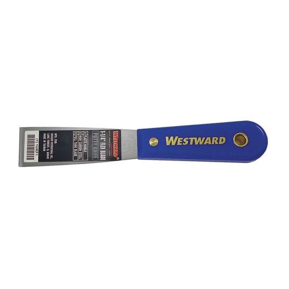 Westward Putty Knife, Flexible, 1-1/4", Carbon Steel 1UKF1