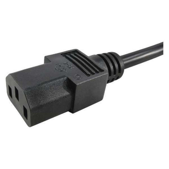 Manufacturer Varies Power Cord, IEC C14, SJT, 1.5 ft., 10A, 16-3 5XFR4ID