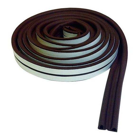 Manufacturer Varies Weatherstrip,P,Brown,Length 17 ft. 5MFK3