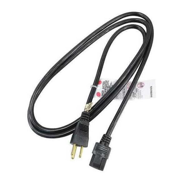 Manufacturer Varies Power Cord, 5-15P, SJT, 6 ft., Blk, 13A, 16/3 5XFN5ID