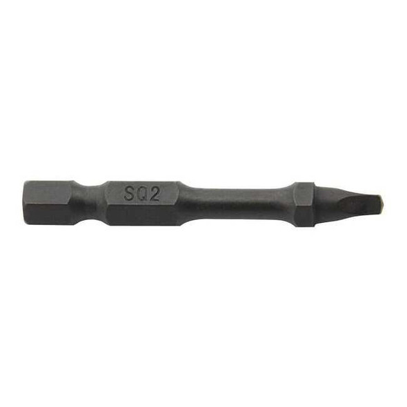 Westward Power Bit,SAE,1/4",Hex Power Drive,No 1,2" 38RW01
