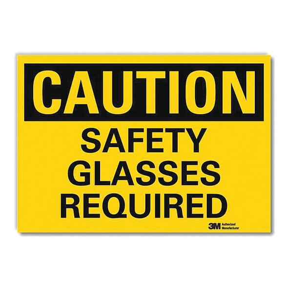 Lyle Safety Sign, 10 in W, 7 in H, Reflective Sheeting, Yellow U4-1648-RD_10X7