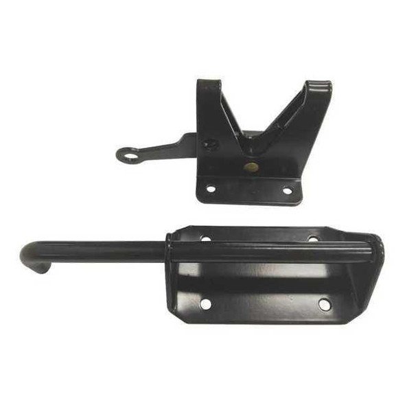 Manufacturer Varies Self-Latching Gate Latch,2.81 In W,Black 1XMN7