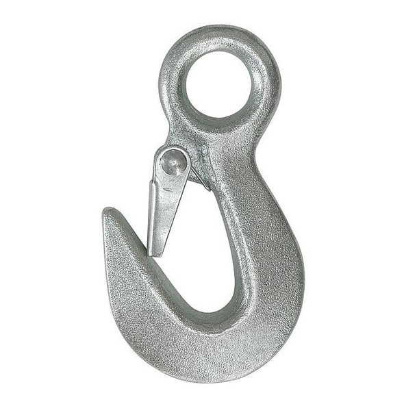 Lucky Line Spring Snap, Steel, 11/16 in Eye Dia 4FCN4 Pack of 2