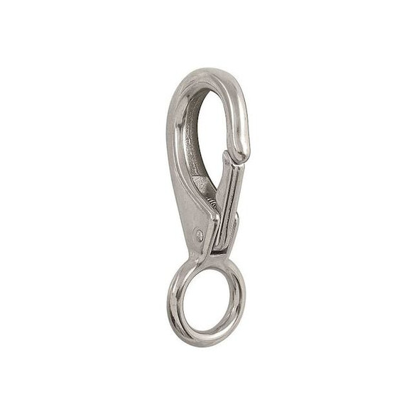 Lucky Line Spring Snap, Zinc, 7/16 in Eye Dia 4FCR5 Pack of 5