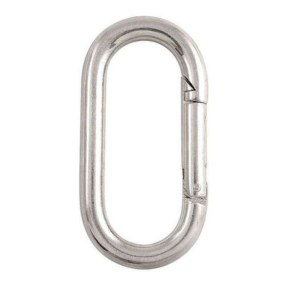 Lucky Line Spring Snap,HD,Steel,L 4 In 4GGL8 Pack of 5