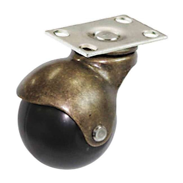 Manufacturer Varies Plate Caster,80 lb. Load Rating P4S-PB020G-P-AF