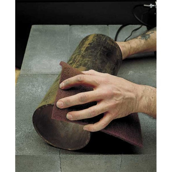 Norton Abrasives Sanding Hand Pad,6in W, 9in L,Ultra Fine 66261063500 Pack of 10