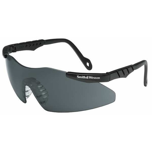 Magnum 3G Mini, Safety Glasses, Anti-Scratch, Gray Lens, Black Frame, Frameless