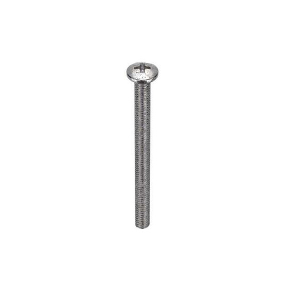 #6-32 x 1-3/4 in Phillips Pan Machine Screw, Plain 18-8 Stainless Steel, 100 PK