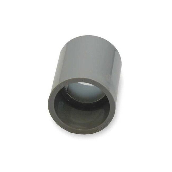 Cantex Conduit Fitting Coupling, 1/2 in, Coupling, PVC, Plain 6141623 Pack of 5