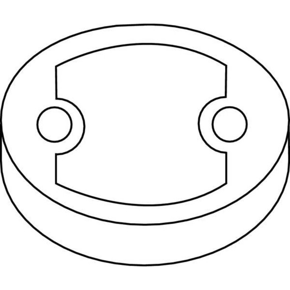 Rockwood Door Stop Riser, Cast Brass, 3-8"H 444.26d Pack of 5