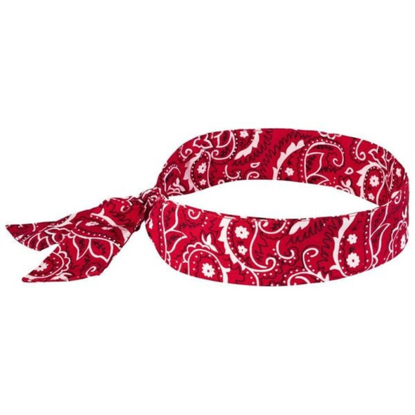 Ergodyne Cooling Bandana,Universal,Red 6700 Pack of 6