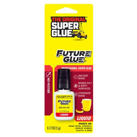 Super Glue Instant Adhesive, Future Glue Series, Clear, 0.17 oz, Bottle 15111