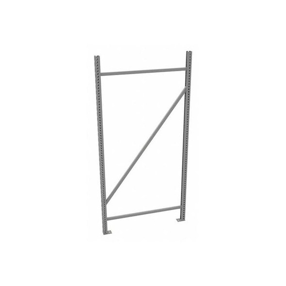 Tennsco Upright Frame, 36 in D, 1 3/4 in W, Gray BUF-3672