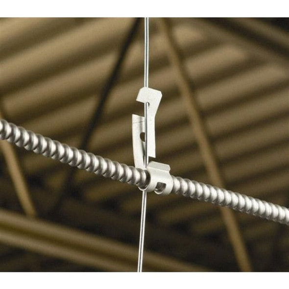 Nvent Caddy Drop Wire Clip, Conduit; Pipe Use, Steel, Zinc Phosphate PCS1