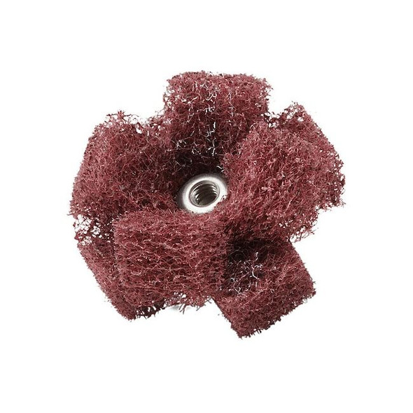 Scotch-Brite Cross Buff,Aluminum Oxide,1-1/2" dia. 7000121125 Pack of 100