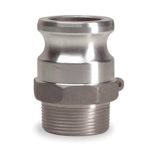 Cam and Groove Adapter, Male, Type F, 1 in Coupler Size, 1 in Hose Fitting Size