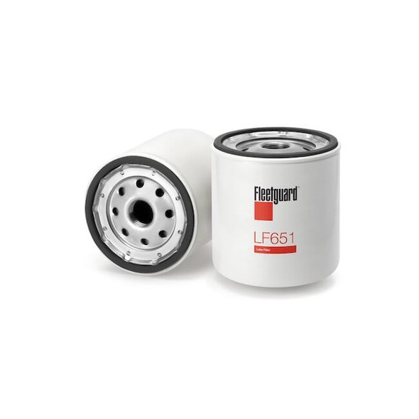 Fleetguard Automotive Oil Filter,5 in H LF651