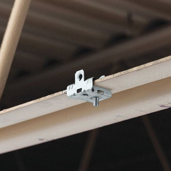 Flange Clip, Boxes and Fixtures Use, Spring Steel, Zinc Phosphate  M24S
