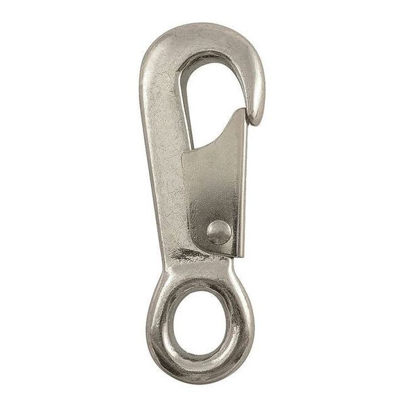Lucky Line Spring Snap, Iron, 5/8 in Eye Dia 4GGU6 Pack of 5